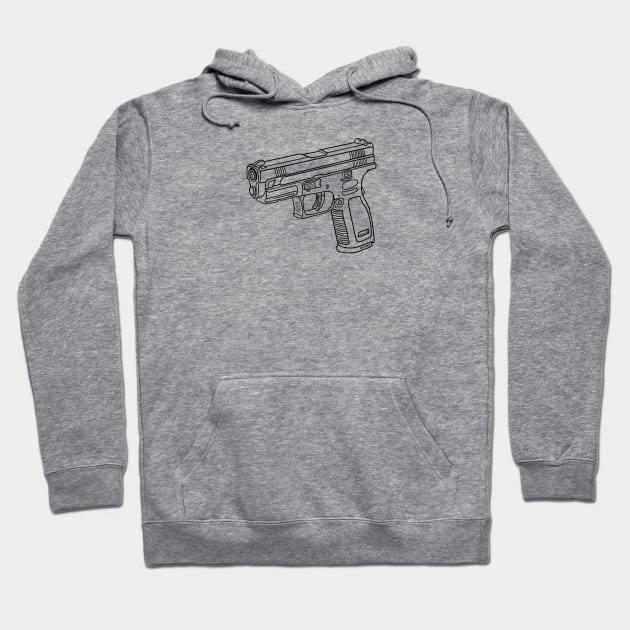 BLESSED GUN Hoodie by BLESSED.2000